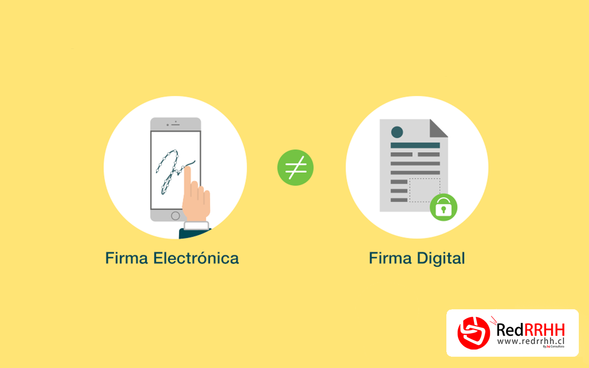 Diferencia entre firma digital y firma electrónica